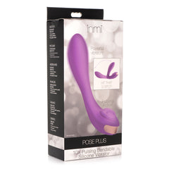 Inmi 10X Pose Plus Bendable Pulsing Silicone Vibrator