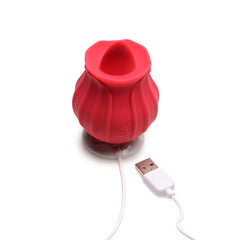 Inmi Bloomgasm Wild Violet 10X Licking Stimulator Red