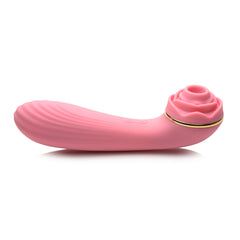 Inmi Bloomgasm Passion Petals 10X Silicone Suction Rose Vibrator Pink