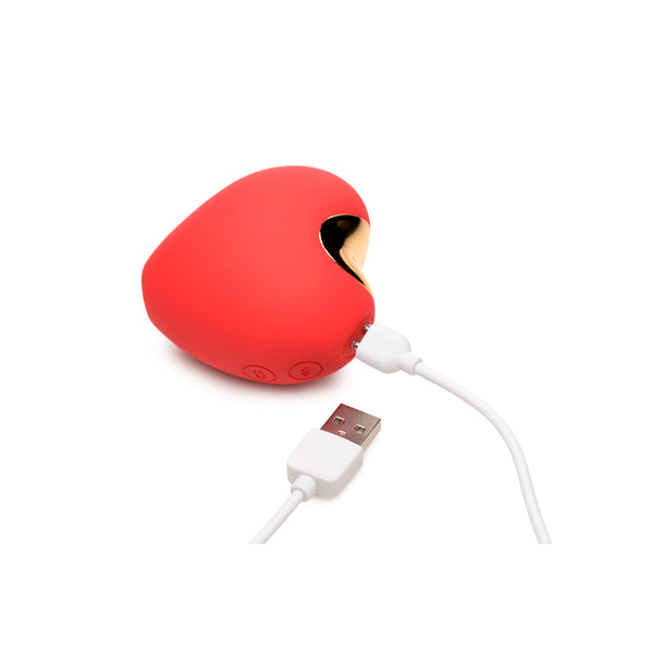 Shegasm 10X Heart&#39;s Desire Silicone Suction Clit Stimulator