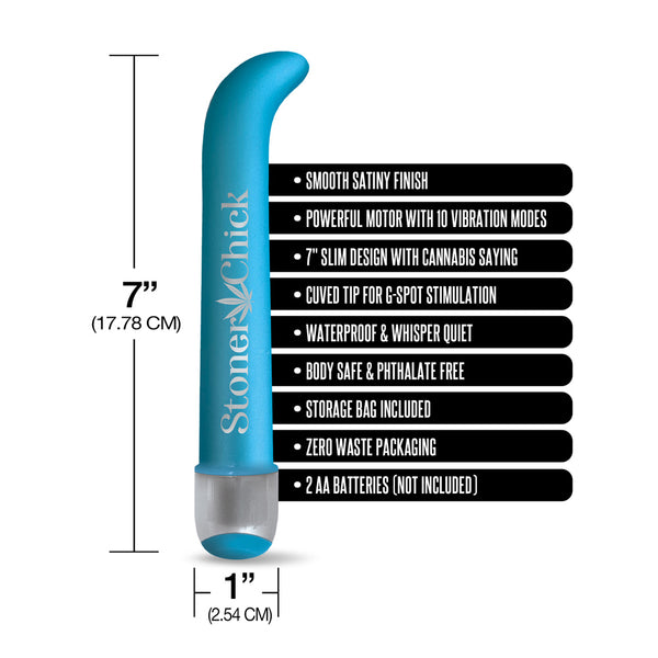 Prints Charming Buzzed 7&quot; G Spot Vibe Stoner Chick