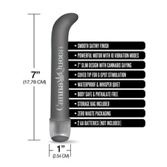 Prints Charming Buzzed 7&quot; G Spot Vibe Canna Queen