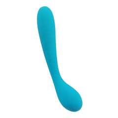 Cloud 9 Health & Wellness Rechargeable G-Spit Slim 7&quot; Dual Motors Aqua Blue