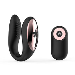 Sublime Sec Duo Rechargeable Silicone Couples Vibe Black