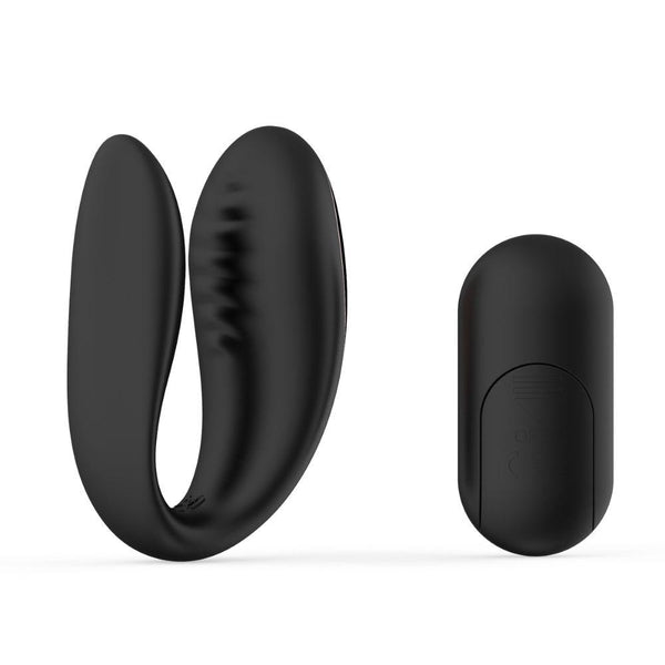 Sublime Sec Duo Rechargeable Silicone Couples Vibe Black