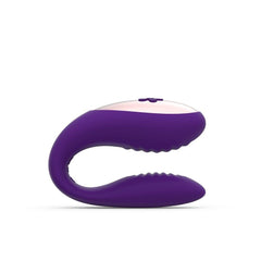 Sublime Sec Duo Rechargeable Silicone Couples Vibe Plum