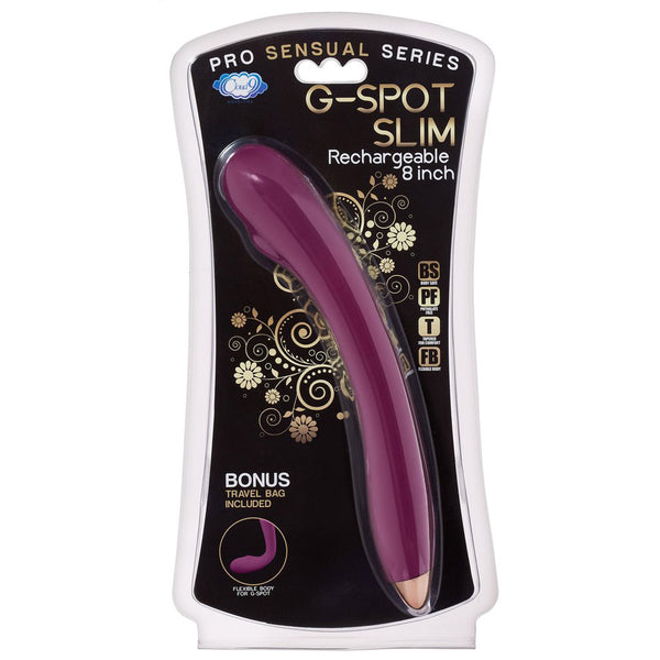 Cloud 9 Rechargeable G-Spot Slim 8&quot; Single Motor Plum