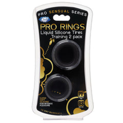 Cloud 9 Pro Rings Liquid Silicone Tires 2-Pack Black