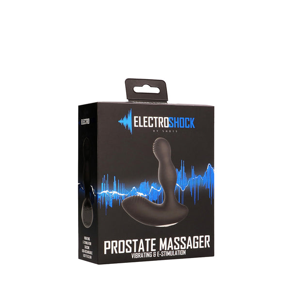 Electroshock E-Stimulation Vibrating Prostate Massager Black