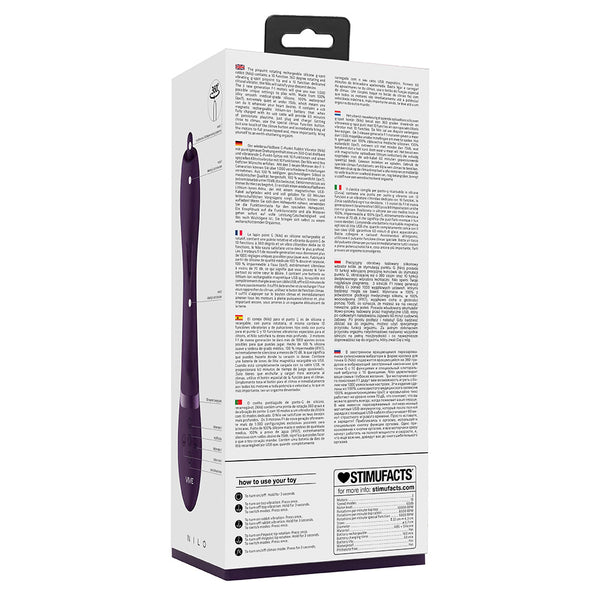 Nilo Pinpoint Rotating G-Spot Rabbit Purple