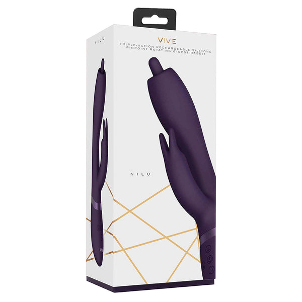 Nilo Pinpoint Rotating G-Spot Rabbit Purple