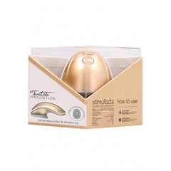 Twitch Hands Free Suction & Vibration Toy Gold
