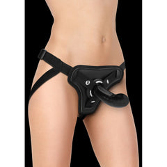 Ouch! Adjustable 6&quot; Strap-On Set Black