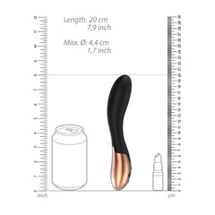Elegance Heating Vibrator Posh Black