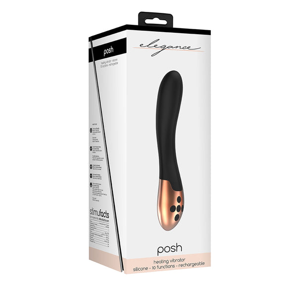 Elegance Heating Vibrator Posh Black