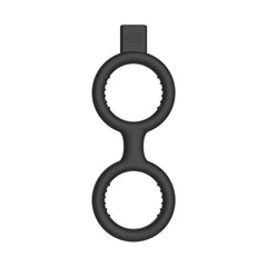 Electroshock E-Stimulation Cock Ring With Ballstrap Black