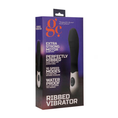 GC Ribbed Vibrator Black
